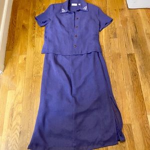 Maxi Dress- Sleeveless with Short Sleeve Jacket 8